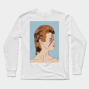 David Bowie - Halftone Long Sleeve T-Shirt